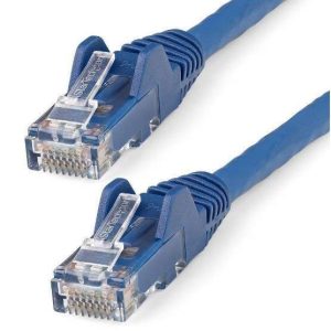 CABLE RJ45 CAT6 AZUL PLANO 7FT