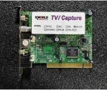 TARJETA CAPTURADORA TV PCI KWORLD ANALOG/NT/SAP