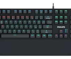 TECLADO USB MECANICO GAMING PHILIPS SPK8605