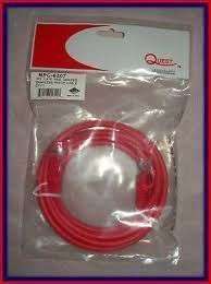 CABLE RJ45 CAT6 2 MTS ROJO NPC-6307 QUEST TECHNOLOGY