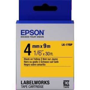 CINTA IMPRESORA EPSON LK-AYBW NEGRO AMARILLO