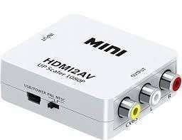 CONVERTIDOR HDMI A RCA PARA TV/PC/PS3/BLUE-RAY