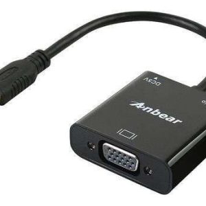 CONVERTIDOR MINI HDMI A VGA M-H 1080P LYSB01LF7K1UK ANBEAR