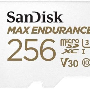 MEMORIA MICRO SDXC 256GB SANDISK MAX ENDURANCE CON ADAPTADOR UHD C10 U3 V30