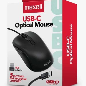 MOUSE USB-C MAXELL #348624 MOWR-105C