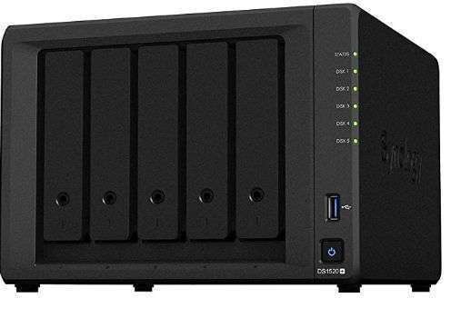 ESTACION DISCO DUROS DS1520+ SYNOLOGY 5 BAY NAS DISKSTATION