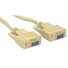 CABLE NULL MODEM 9P H/H 3MTS #180698 JAMECO