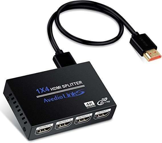 SPLITTER HDMI 4 VIAS PARTS EXPRESS 180-598