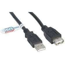 CABLE USB A/A M-H 4.54M # 222084 JAMECO