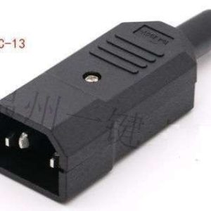 TOMA CORRIENTE MACHO PARA PC 3 CONTACTOS 250V AC 10A