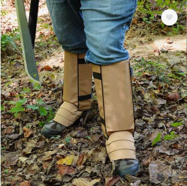 POLAINA CONTRA MORDEDURA SERPIENTE GUARDZ 40CM KHAKI 24024