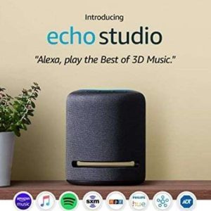 PARLANTE ECHO STUDIO - ALTAVOZ INTELIGENTE DE ALTA FIDELIDAD CON AUDIO 3D Y ALEXA - CR, CARBÌÒN