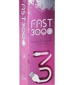 CABLE USB MICRO 3MTS FAST WDC-023