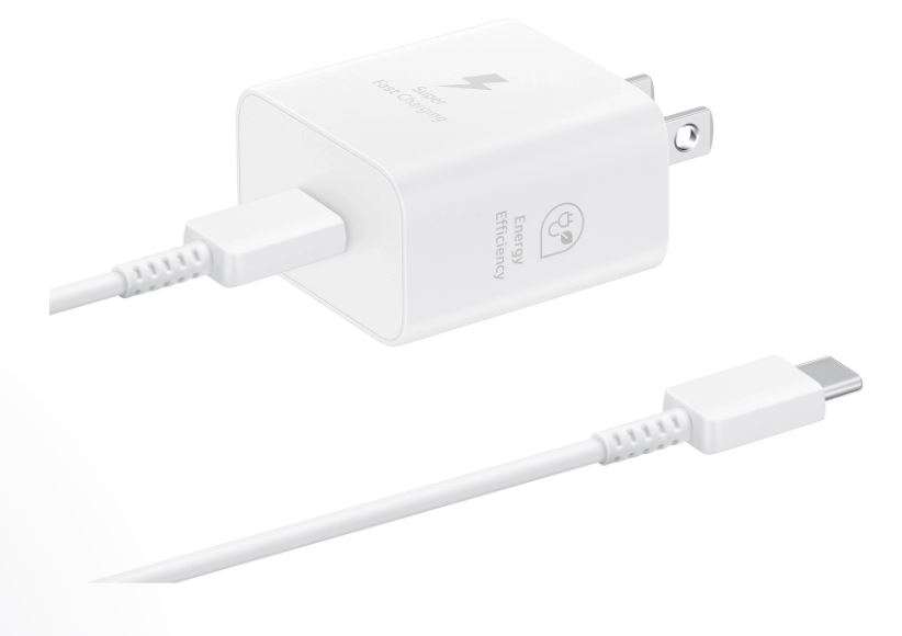 CARGADOR C/CABLE USB-C 25W 5 SAMSUNG BLANCO
