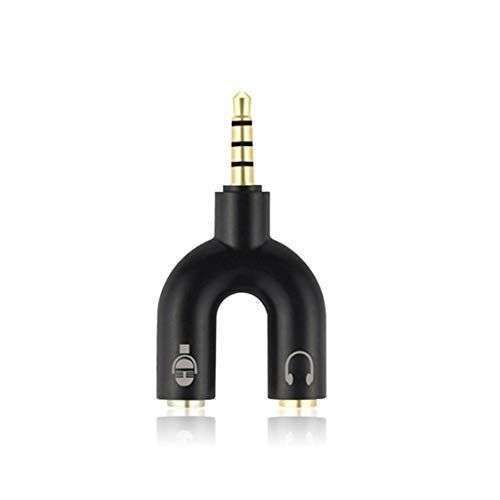 SPLITTER AUDIO/MICROFONO 2 3.5MM HEMBRA 1 3.5MM MACHO
