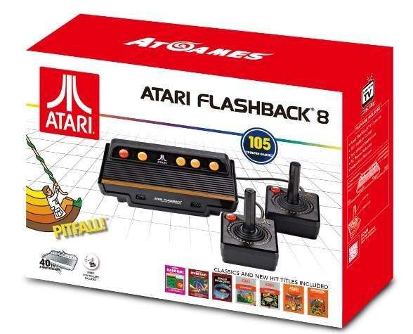 CONSOLA RETRO ATARI CLASICO NEGRO