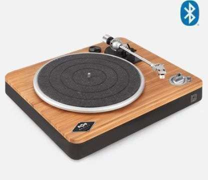 TOCA DISCOS DE 3 VELOCIDADES CON ALTAVOZ ESTEREO MARLEY EM-JT002-SB