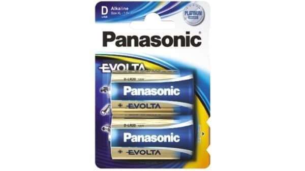 BATERIA TIPO D PANASONIC EVOLTA ALK LR20