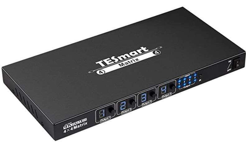 SWITCH HDMI 4ENTRADAS/4SALIDAS PARA MONITOR TESTMART ULTR HD 4K