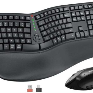 TECLADO / MOUSE INAL. ERGONOMICO MEETION DIRECTORC