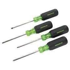 JUEGO DESTORNILLADORES 4UN. 0353-01C GREENLEE