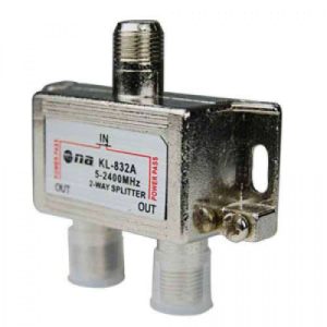 SPLITTER 2 VIAS NIPPON AMERICA BL-KL-832A 5-2400MHZ