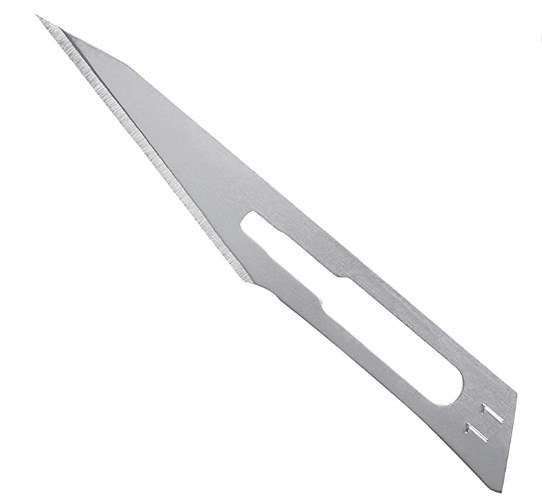 HOJA BISTURI ACERO INOX.#12 CAJA 100 UN. 626632 CAROLINA BIOLOGICAL