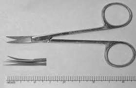 TIJERA DISECCION PUNTA CURVA ACERO INOX. 114MM 4714 BIOQUIP