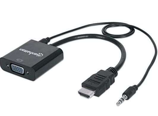 CONVERTIDOR HDMI A VGA M/H CON AUDIO 151559 MANHATTAN