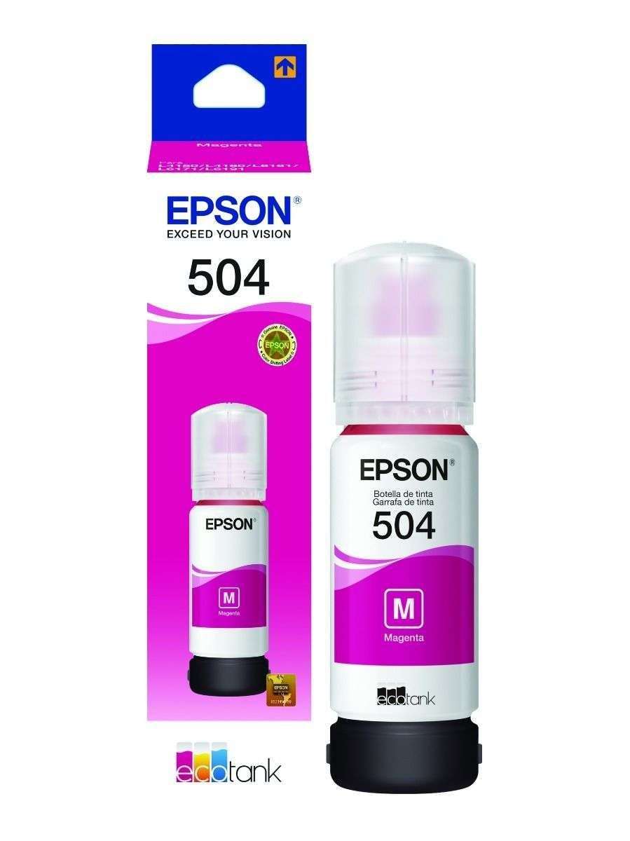 TINTA EPSON BOTELLA T504320 -AL MAGENTA