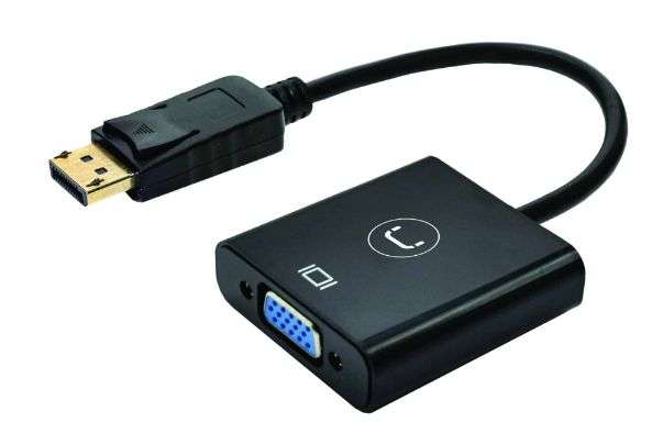 ADAPTADOR DISPLAYPORT A VGA M-H UNNO TEKNO AD3006BK 850030983084