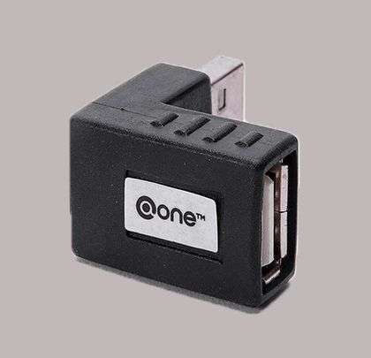 ADAPTADOR USB 2.0 EN ANGULO H-M EAC-109 ONE