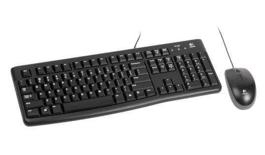 TECLADO/MOUSE ALAMBRICO USB INGLES LOGITECH MK-120