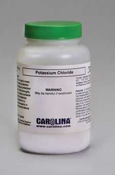 CLORURO DE POTASIO, CRISTAL, GRADO DE LABORATORIO, 100G 882908 CAROLINA BIOLOGICAL