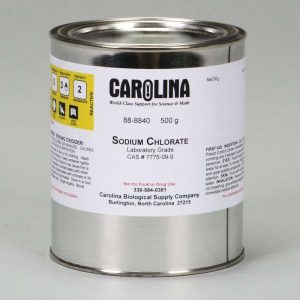 CLORATO DE SODIO, GRADO DE LABORATORIO, 500G 888840 CAROLINA BIOLOGICAL