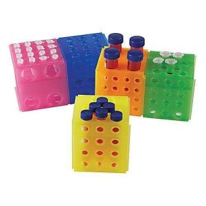 RACK EN FORMA DE CUBO, COLORES SURTIDOS, PAQUETE DE 5, 9259D70 THOMAS SCIENTIFIC