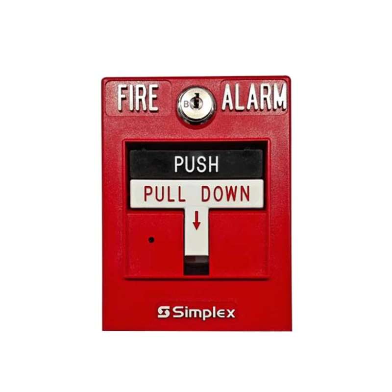 ESTACION MANUAL INCENDIO SIMPLEX DIRECCIONABLE CON LED