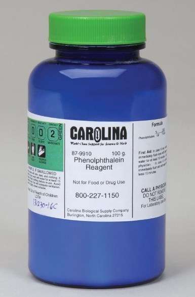 PHENOLPHTHALEIN, 1% IN 95% ALCOHOL, LABORATORY GRADE, 500 ML # 746865