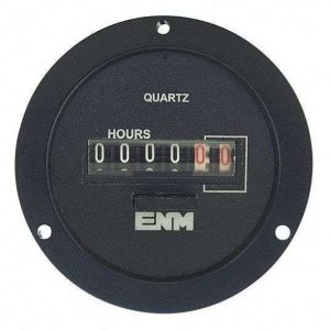 CONTADOR DE HORAS, ELECTROMECÌNICO, VISUALIZACIÌÒN DE HORAS, 6 DIGITOS, REDONDO 6LVT2 GRAINGER