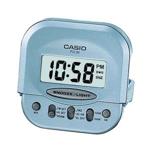 RELOJ DESPERTADOR CASIO PQ-30-2 AZUL