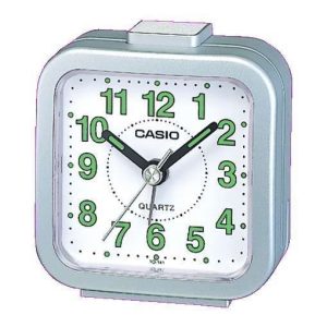 RELOJ DESPERTADOR CASIO TQ-141-8 PLATEADO