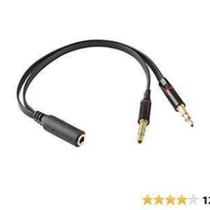 SPLITTER AUDIO /MIC CON CABLE