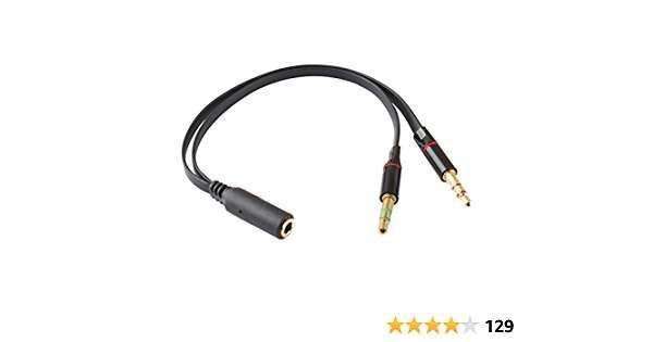 SPLITTER AUDIO /MIC CON CABLE