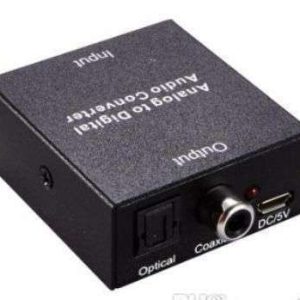 CONVERTIDOR AUDIO OPTICO A RCA HEMBRA COAXIAL DIGITAL 82682
