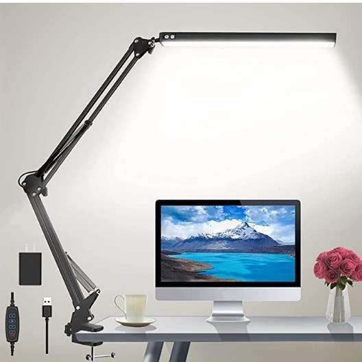LAMPARA ESCRITORIO HALOGENO BRAZO TELESCOPICO WH20W LEBG2054