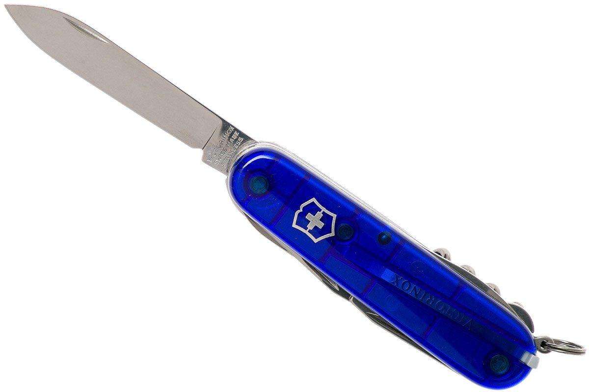 NAVAJA VICTORINOX HUNTSMAN AZUL TRANS 1.3713.T2