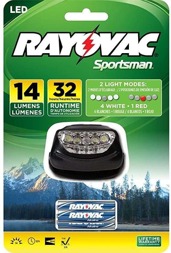 FOCO RAYOVAC ROV SPORT 5LED 3AAA/4