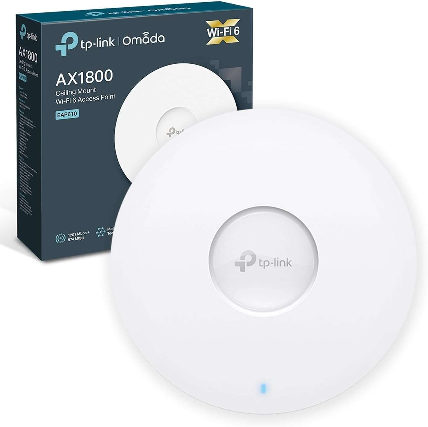 ACCESS POINT WIFI AX1800CEILING MOUNT WI-FI 6 EAP620 HD