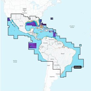 MAPA MEXICO Y CARIBE-INLAND AND COASTAL MARINE CHARTS GARMIN # 010-C1285-00